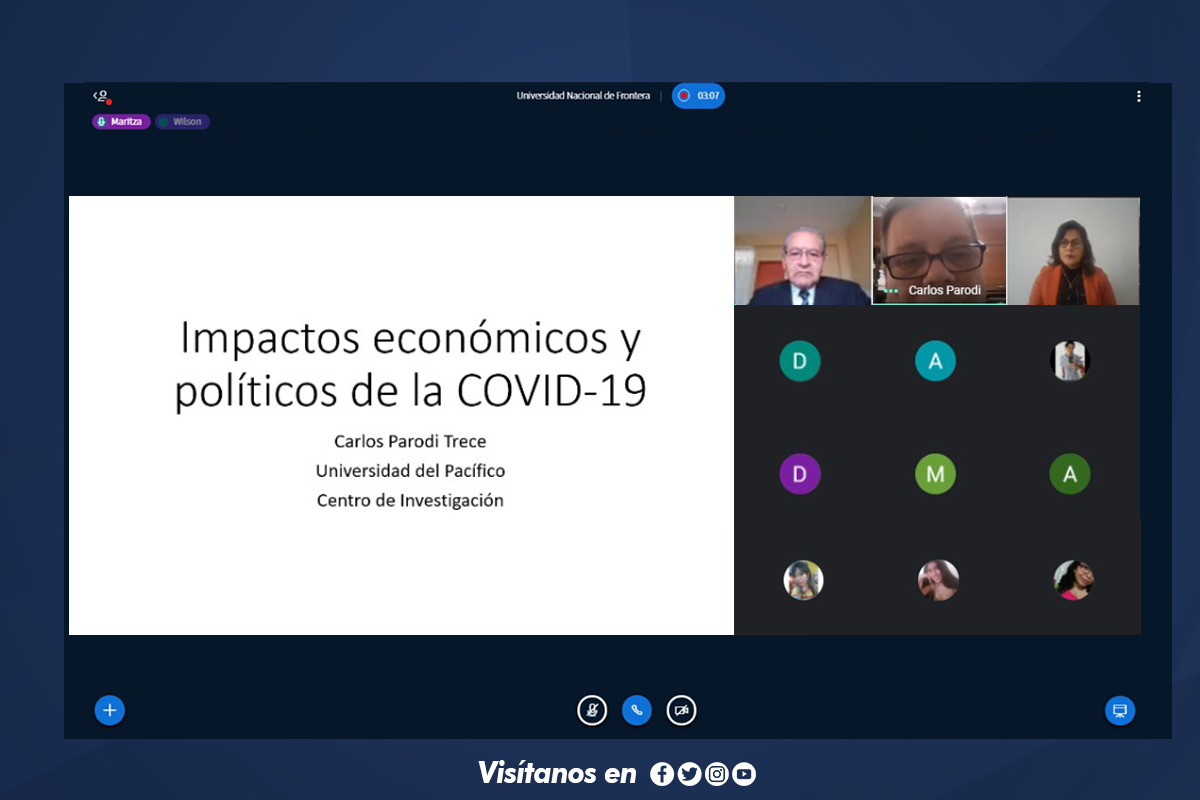 UNF realizaconferencia virtual sobre la situación actual económica en el Perú