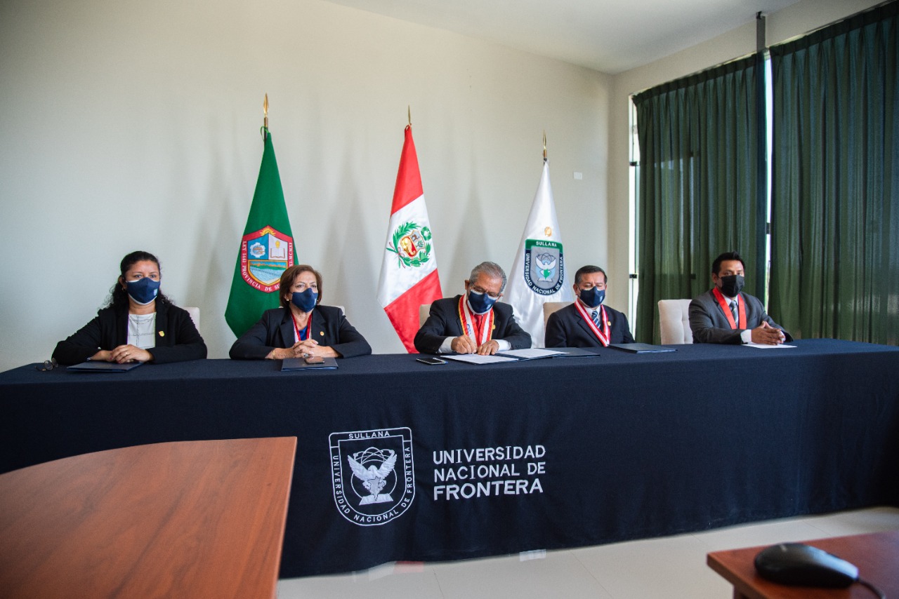 Universidad Nacional de Frontera y Universidad Nacional Agraria de la Selva suscriben convenio de cooperación interinstitucional 2