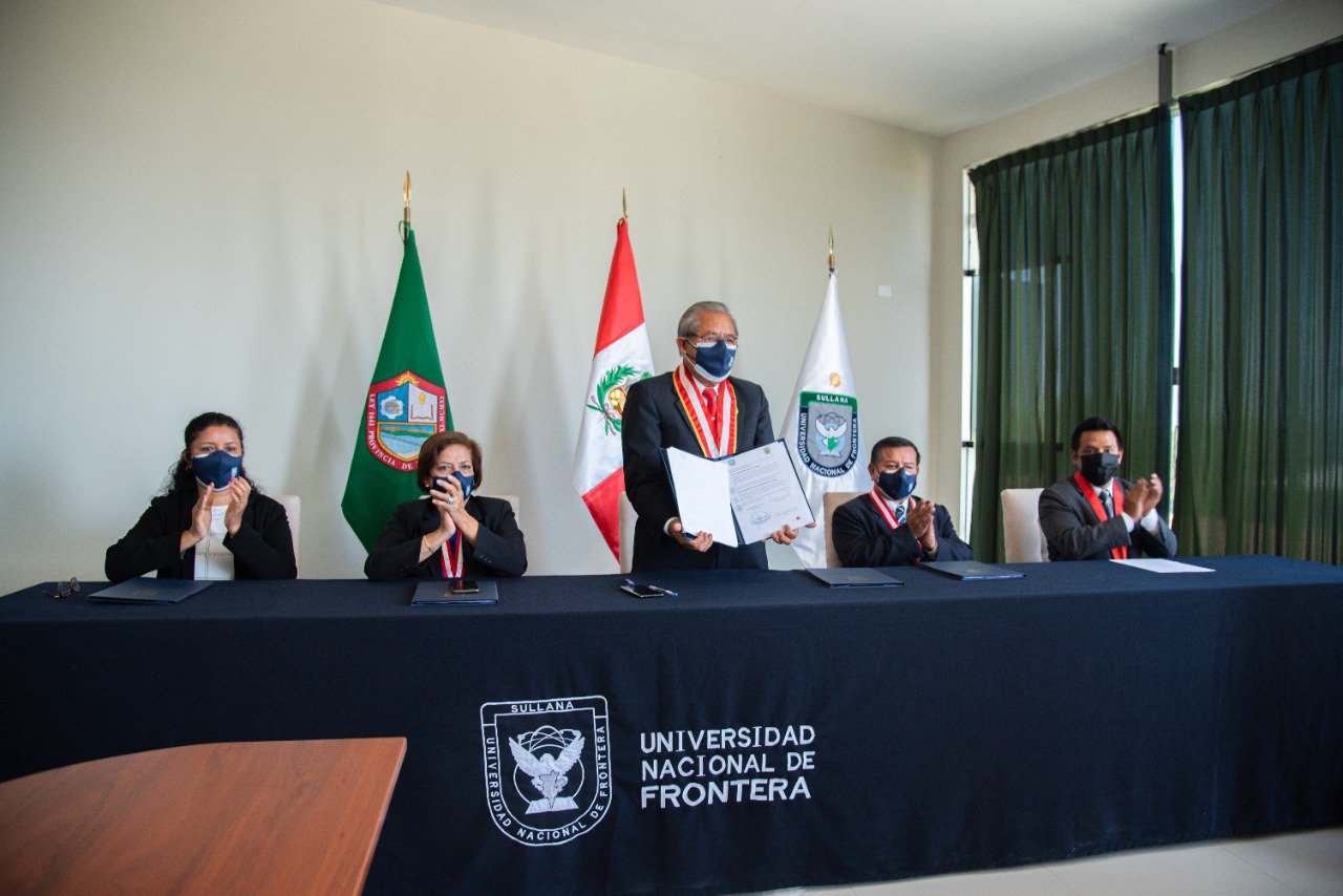 Universidad Nacional de Frontera y Universidad Nacional Agraria de la Selva suscriben convenio de cooperación interinstitucional 3