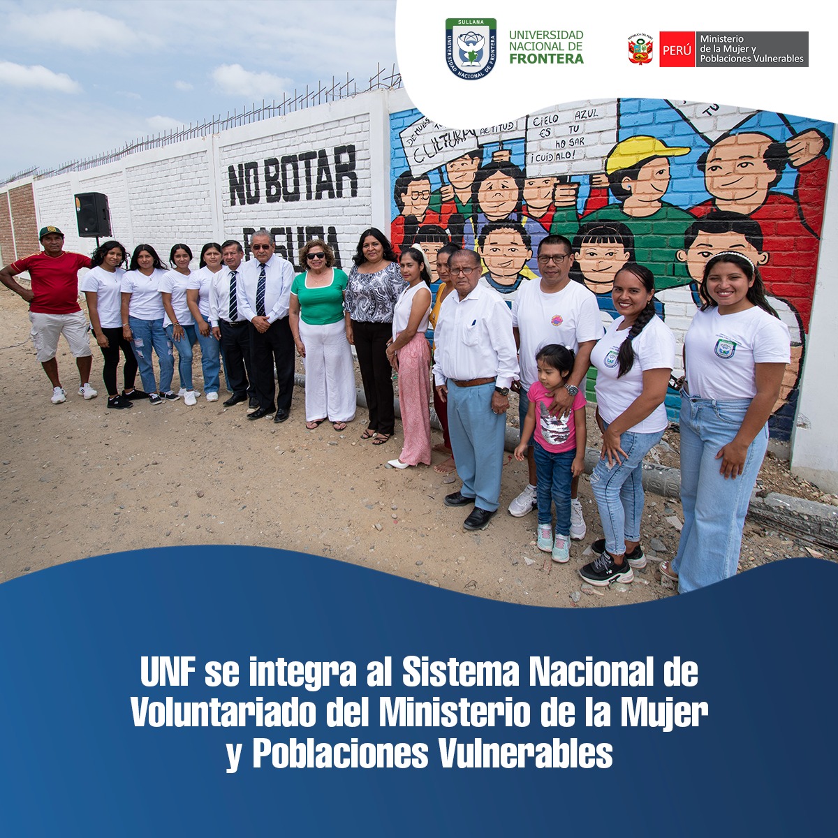 UNF se integra al Sistema Nacional de Voluntariado del Ministerio de la Mujer y Poblaciones Vulnerables