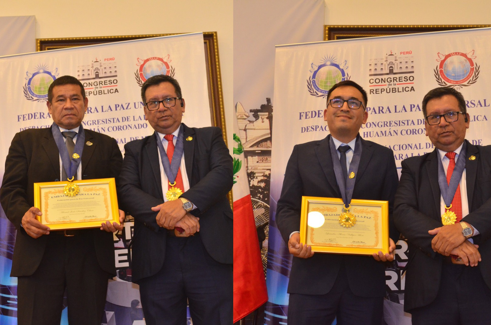 Docentes de la UNF son reconocidos como Embajadores para la Paz