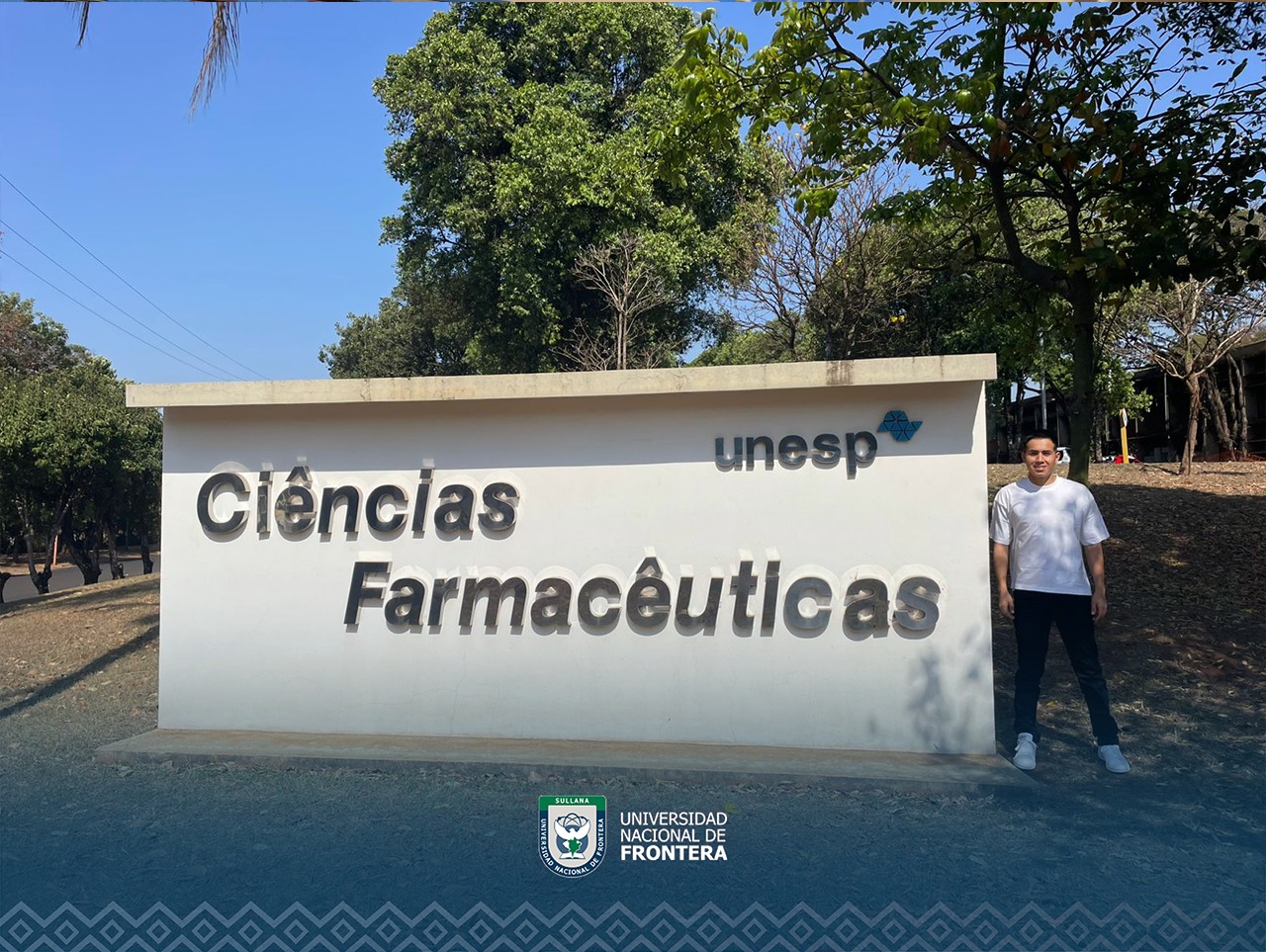 Estudiante de Ingeniería en Biotecnología realiza pasantía internacional en Brasil