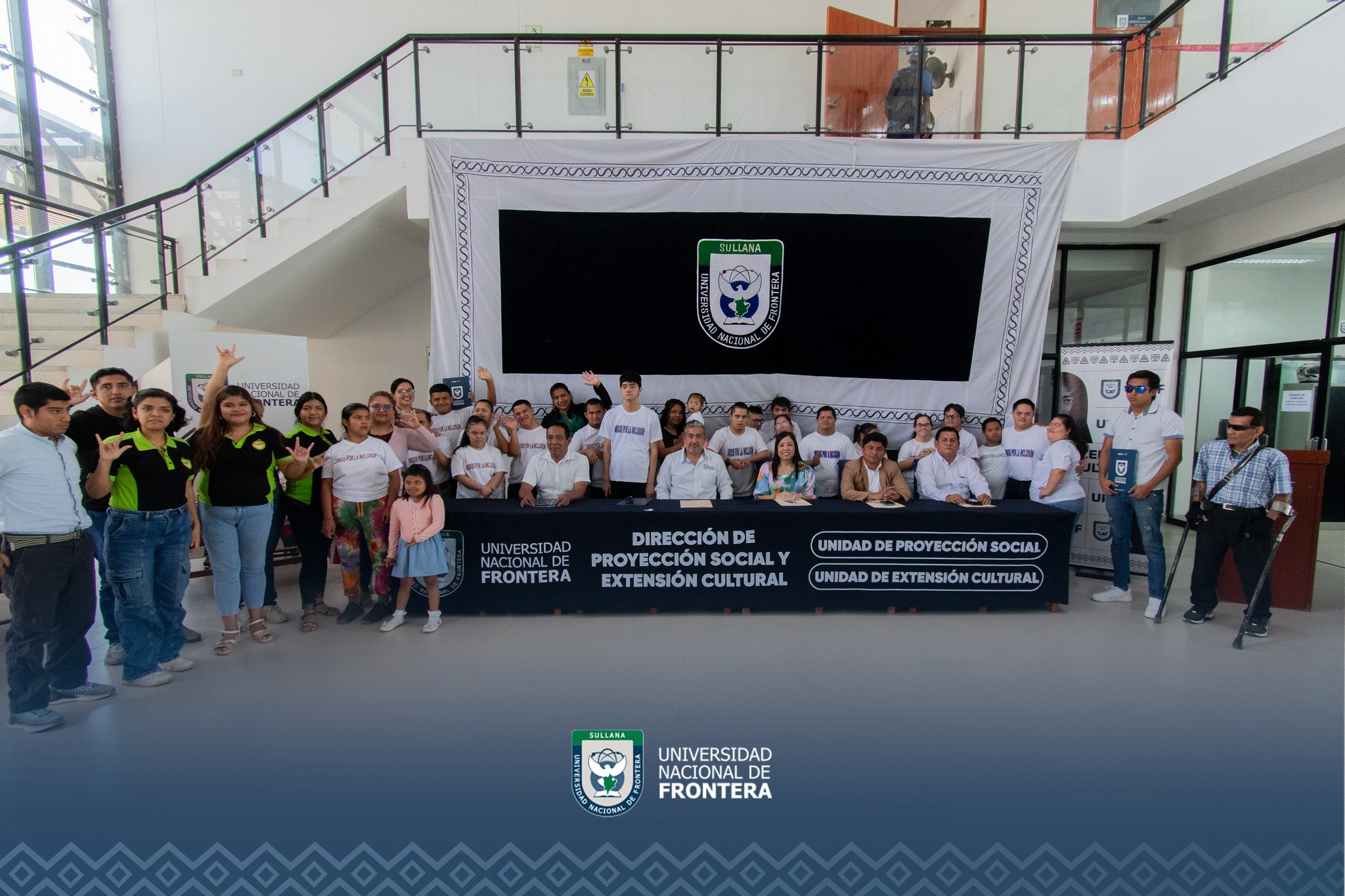 Universidad Nacional de Frontera abre sus puertas con amor e inclusión en un evento por el Día de la Persona con Discapacidad