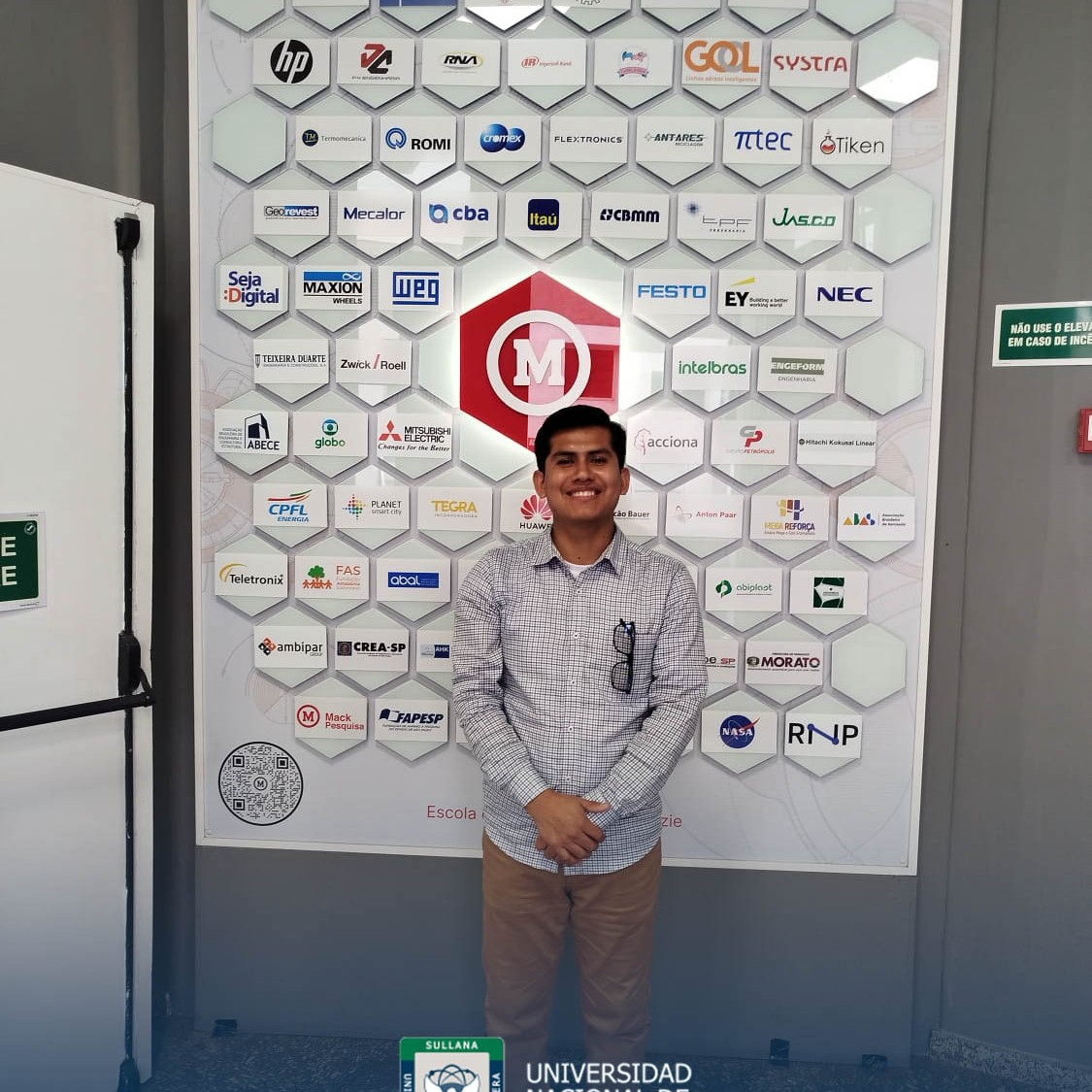 Egresado de la UNF cursa maestría en Ingeniería Eléctrica e Informática en la Universidad Presbiteriana Mackenzie de Brasil