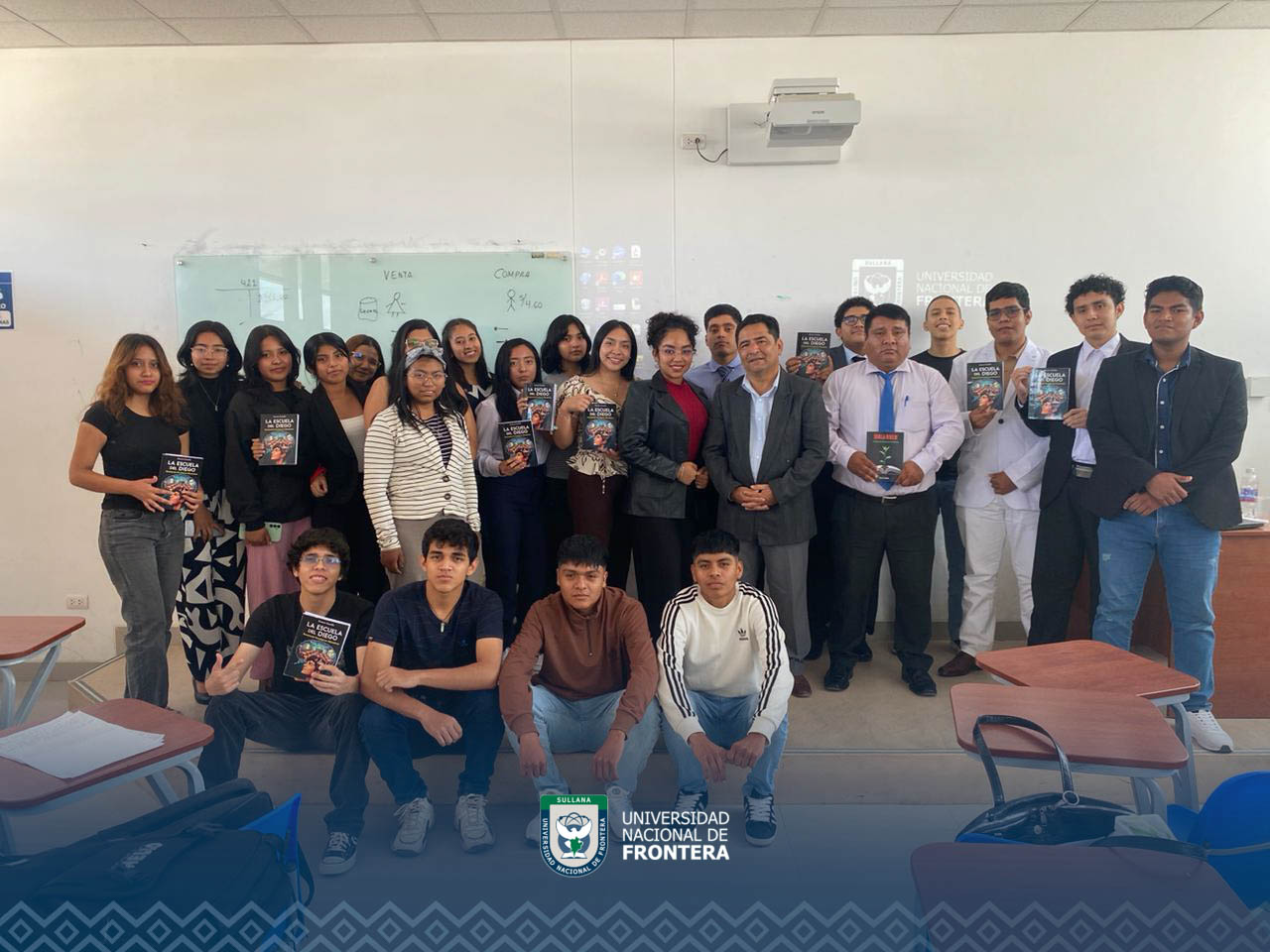 Estudiantes de Ingeniería Económica de la UNF participaron en tertulia literaria con  escritor sullanero