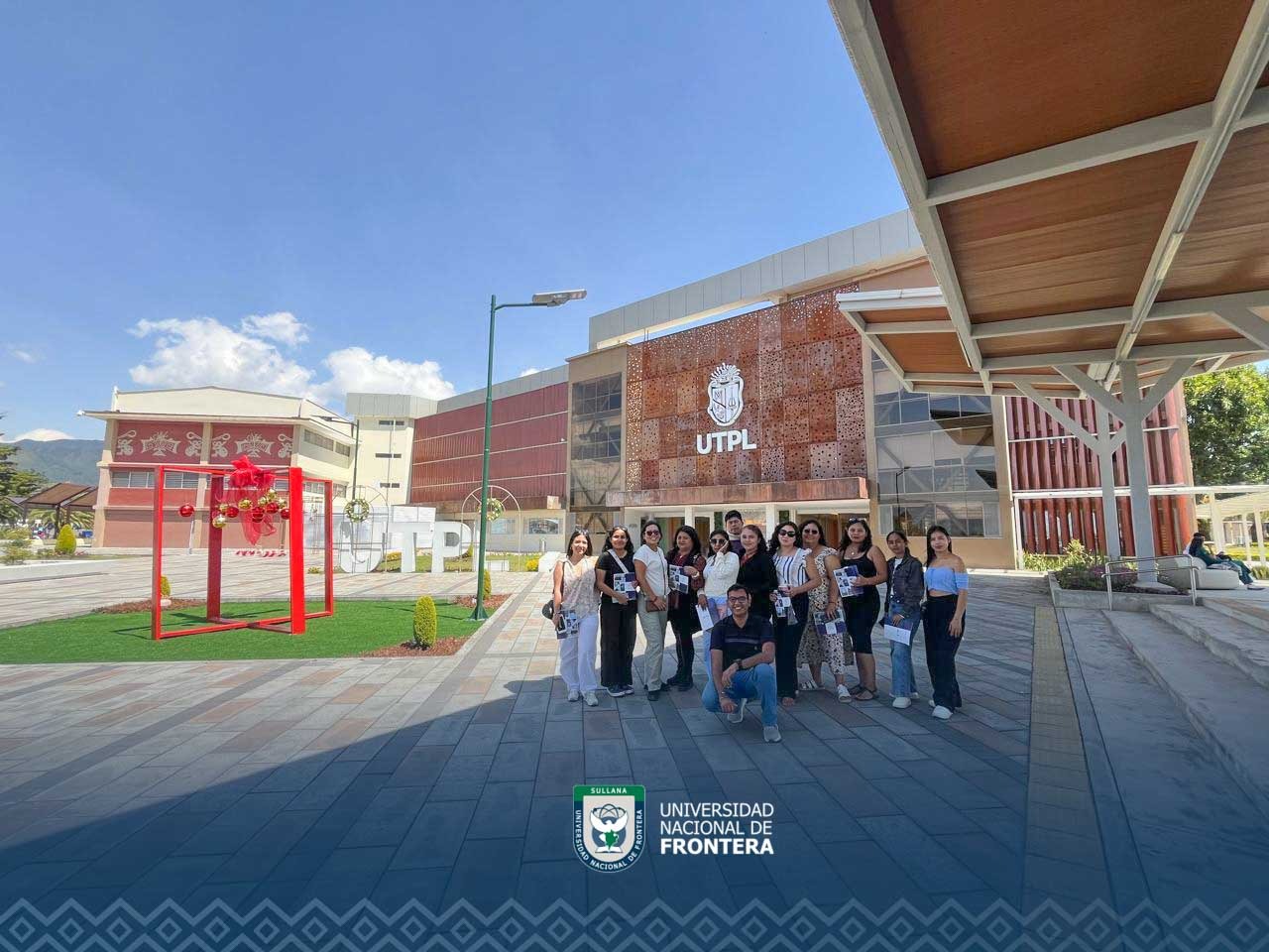 Estudiantes de la UNF fortalecen su formación profesional en viaje académico internacional a Loja