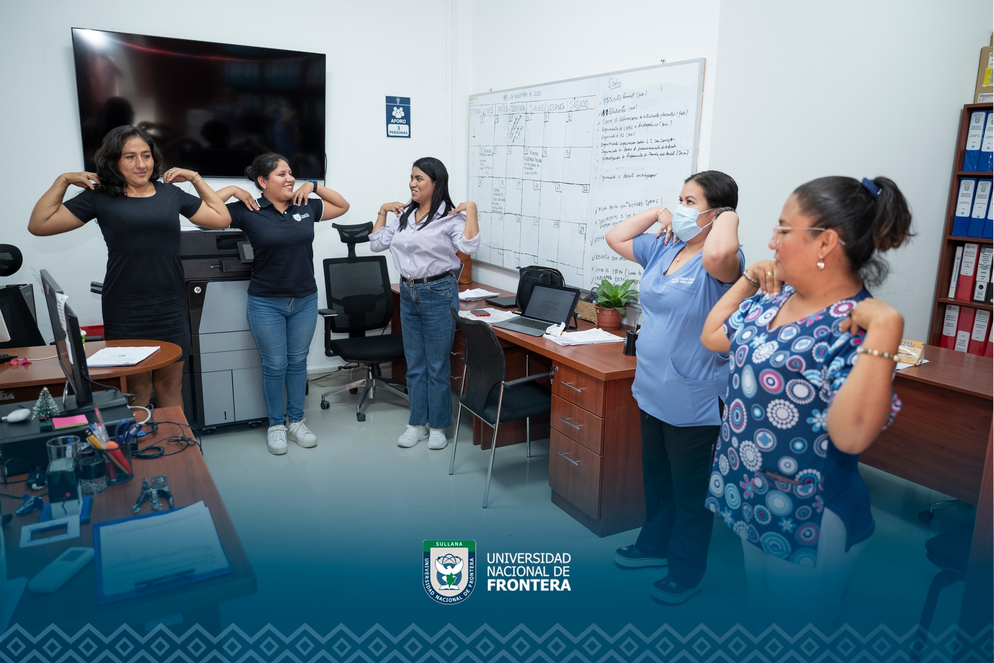 SST realizó campaña itinerante de Pausas Activas