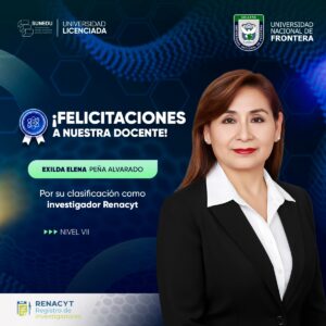 Docente de la UNF logra ascenso en RENACYT del CONCYTEC