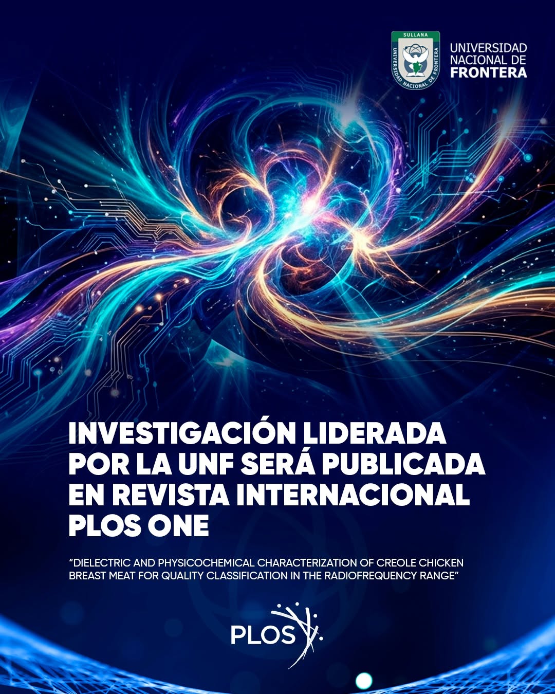 Investigación liderada por la UNF será publicada en revista internacional PLOS ONE