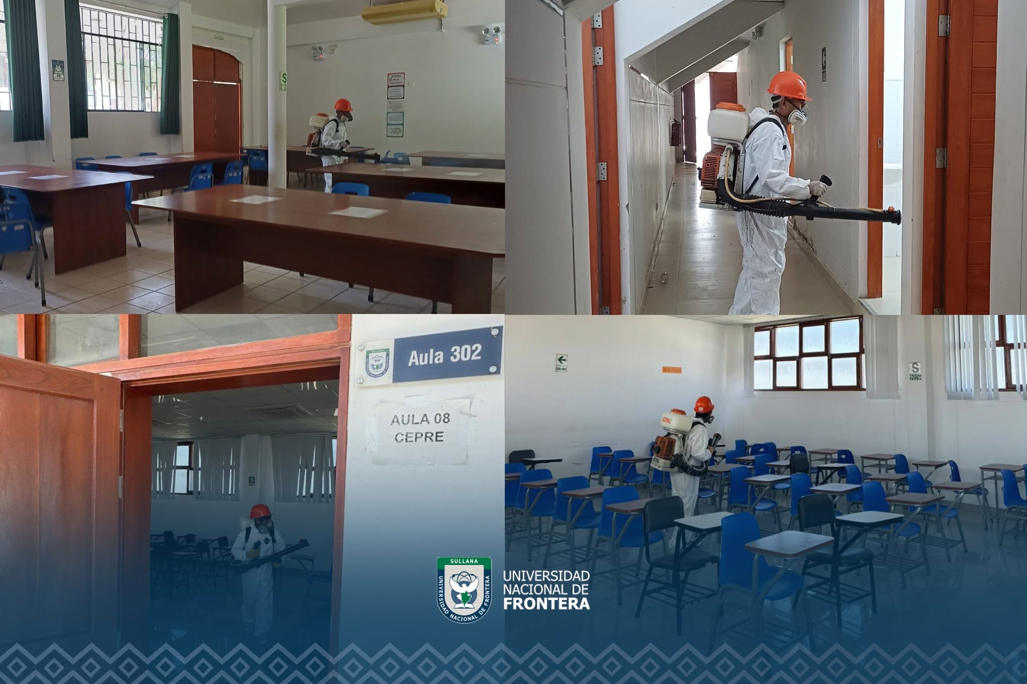 UNF realiza fumigación preventiva en sus instalaciones