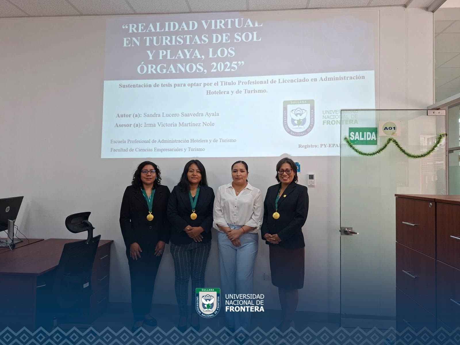 Bachilleres sustentan tesis para optar el título profesional en Administración Hotelera y Turismo