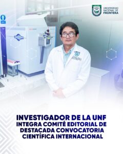 Investigador de la UNF integra comité editorial de destacada convocatoria científica internacional