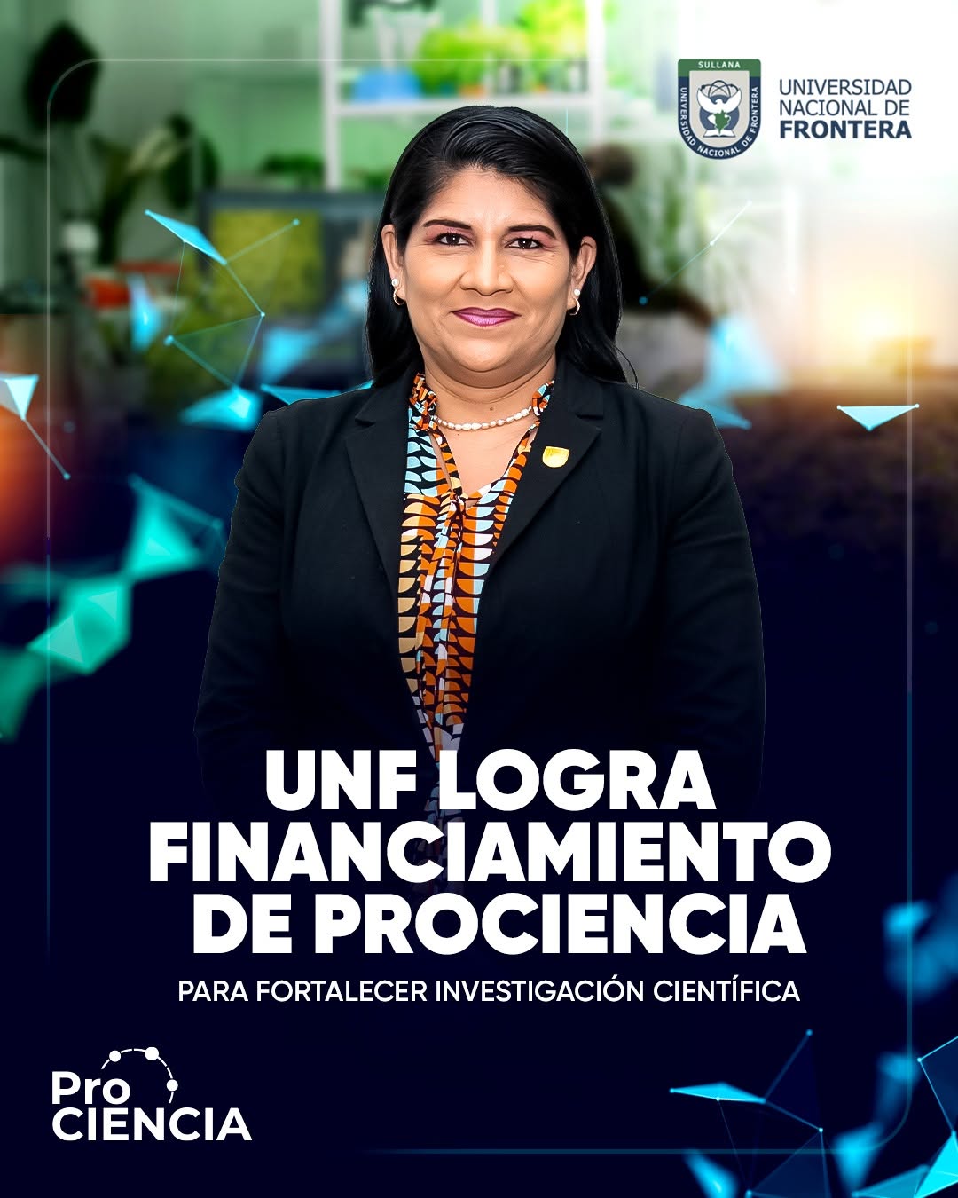 UNF logra financiamiento de PROCIENCIA para fortalecer investigación científica