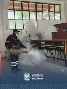 Culminan jornadas de fumigación para combatir el zancudo transmisor del dengue en la UNF