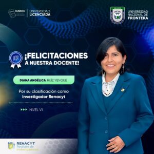 Docente de la UNF es incorporado al RENACYT