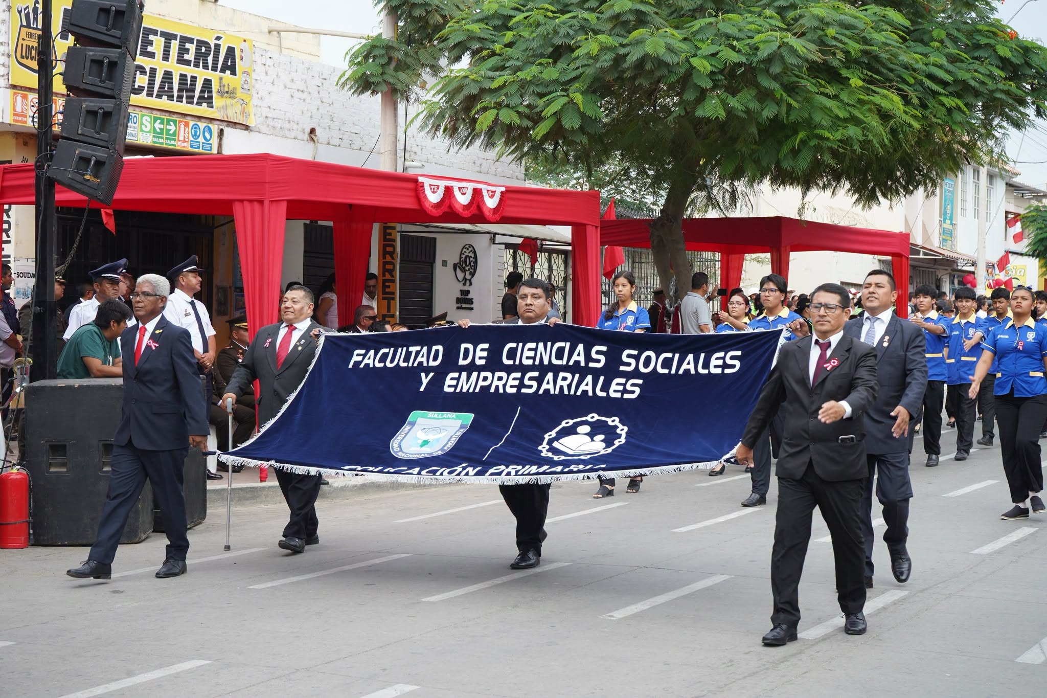 UNF reafirma su compromiso con el país durante el desfile por el 205º Aniversario de la Independencia del Perú